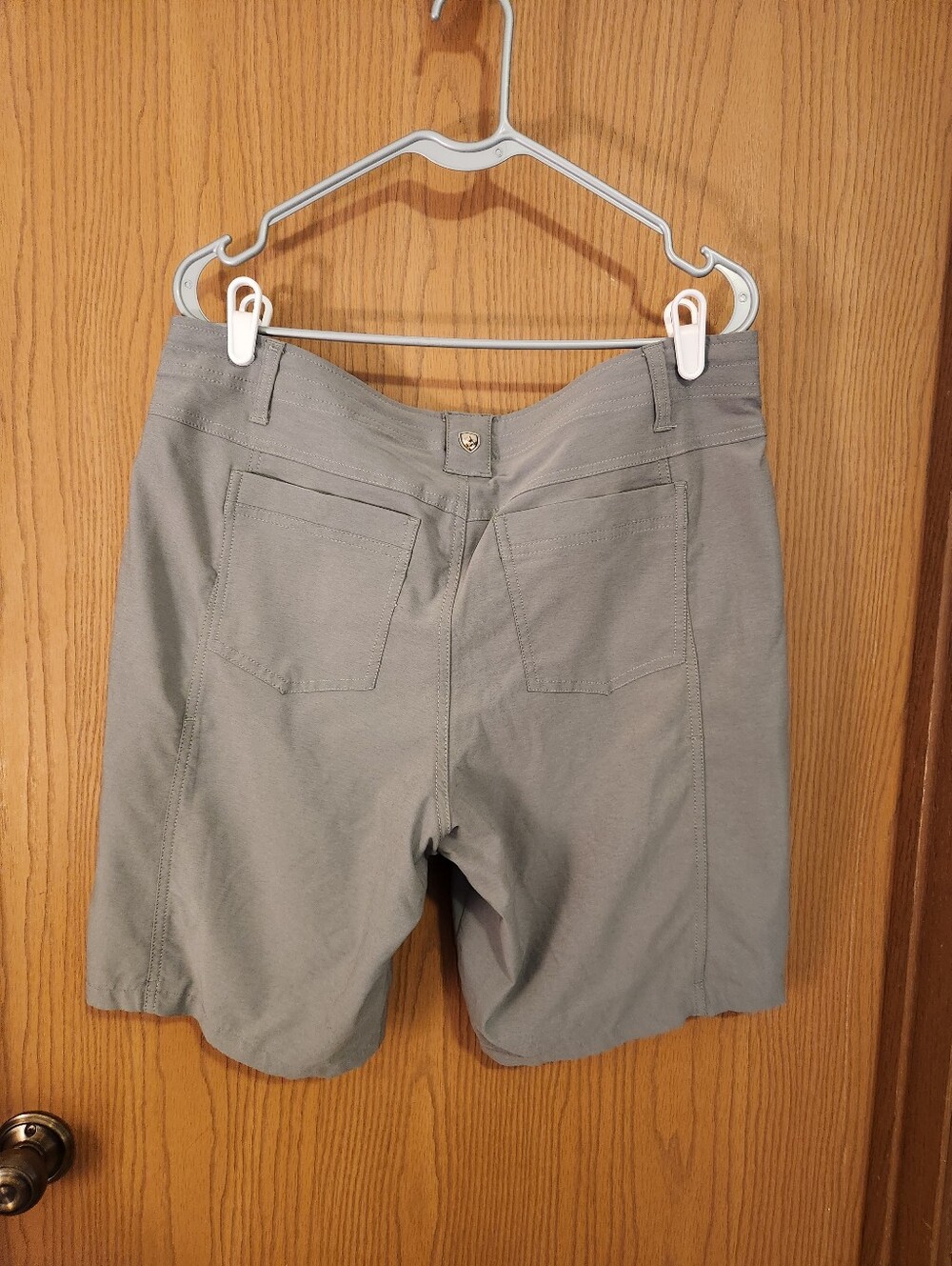 Kuhl Hiking Shorts Women's Sz 14 Gray Trekr Outdoor Camping Fishing 10” Inseam - Picture 7 of 16